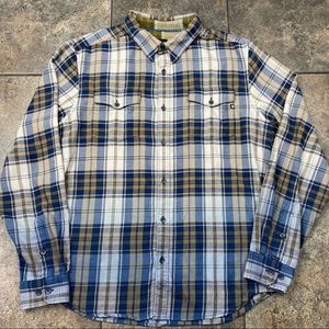 Men’s Marmot Long Sleeve Plaid Button Down Shirt Size XL